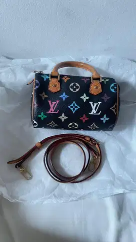 Vintage Lv louis vuitton mini speedy HL takashi murakami bag tas