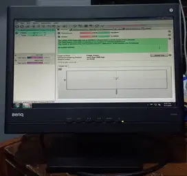Monitor PC,Merk BenQ,15 inchi,type W1508,normal,mulus,murah,NET.