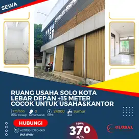 Ruang Usaha Solo Kota LD 15 Meter