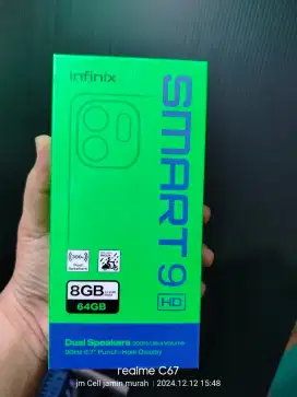Infinix smart 9 hd 4+4/64 segel