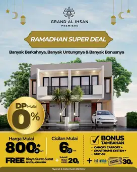 Rumah Dijual Dekat Tol Bekasi Timur dan Stasiun LRT PROMO DP 0%