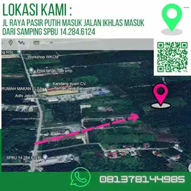 Tanah buat bangun rumah 300m dari jalan Aspal jalan Raya