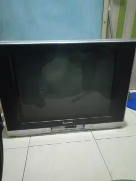 TV Panasonic 29 inch tabung layar datar plus STB