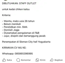 Loker jaga stand