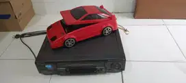 VHS Player/ Recorder Sony dan Rewinder