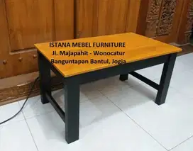 Meja Ngaji Mengaji Belajar Tulis Anak TPA TK Lesehan Pendek Kayu (kas)