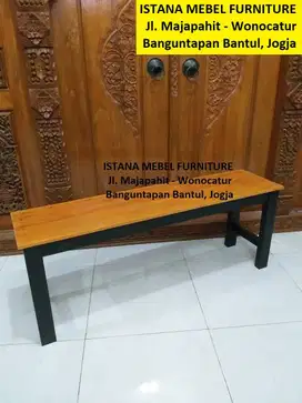 Kursi Dingklik Tunggu Tamu Warung Rumah Makan Cafe Panjang Kayu (kas)