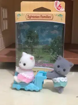 sylvanian families persian cat twins