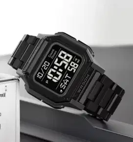 Jam tangan Digital Simple SKMEI Pria Outdoor Waterproof