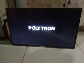 Tv led 32in merk polytron digital normal