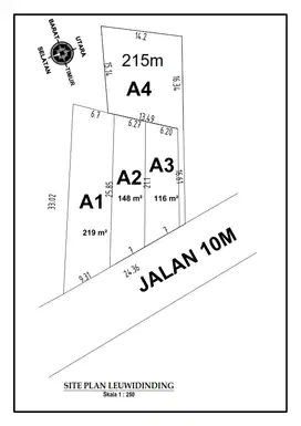 TANAH KAVLING SIAP BANGUN DEPAN PERUMAHAN