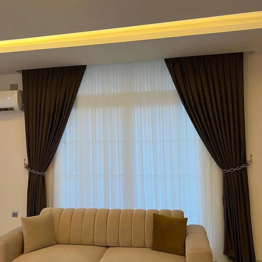 Beli Gorden Jendela Minimalis Tirai Gordyn Blackout Hordeng Custom