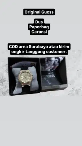 Dijual cepat New Ori Jam Tangan Guess MURAH BANGET DIBAWAH PASARAN