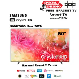 SAMSUNG Crystal 4K UHD Smart TV 50 Inch NEW 2024 TizenOS 50DU7000 HDR