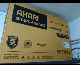 Smart TV android 32 inch merk AKARI fullset sehanyar nya