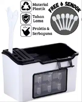 Rak Dapur Serbaguna FREE 6 Pcs Sendok Bumbu