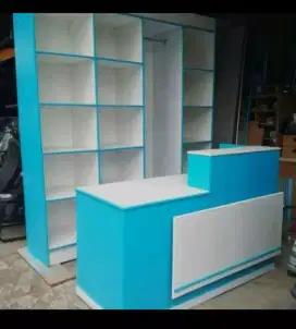 Meja kasir rak loundry