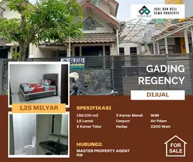 Dijual cepat rumah termurah di Komplek Gading Regency Soekarnohatta