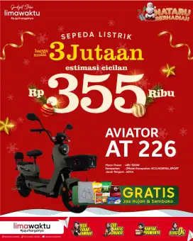 SEPEDA LISTRIK MURAH MERIAH AKHIR BULAN