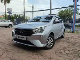 KM Rendah TDP 6JT Daihatsu Ayla 1.0 M Bensin-MT 2023 Silver