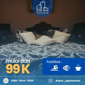 SEWA APARTEMEN HARIAN TRANSIT DEPOK MARGONDA RESIDENCE 4 5