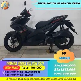 NEW AEROX 155 CON 2021 CASH/KREDIT/CC/PAYLATER/TUKAR TAMBAH