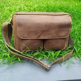Paket tas laptop tas standar tas punggung dada kulit sapi