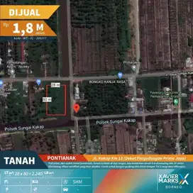 Tanah pal 9 di simpang Tol 3 yg akan di bangun dkt gudangan prima jaya