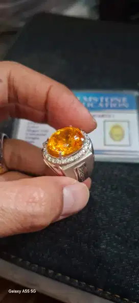 Batu Permata Natural Citrine (Quartz)