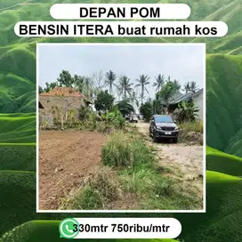 KAVLING ITERA DEPAN POM BENSIN DAN PERUM DOSEN DJUAL MUURAH BISA CICIL