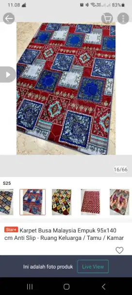 Jual karpet permadani uk 90×140