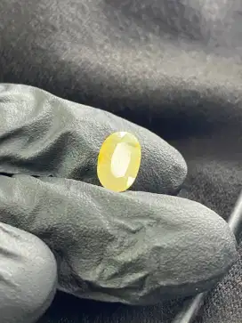 Permata Natural Yellow Sapphire Corundum