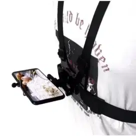 Action Cam Tali strap dada konten ponsel braket