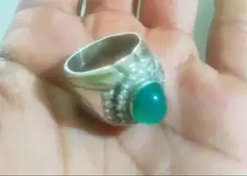 batu bacan ikat perak jual cepat butuh uang