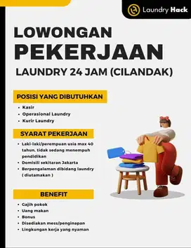 Karyawan laundry Operator