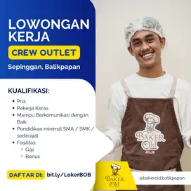 Lowongan Crew Outlet Toko Roti Baker Old