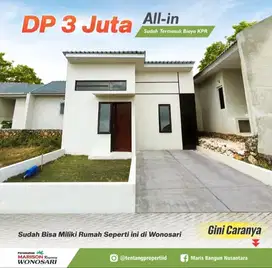 RUMAH PREMIUM MURAH STRATEGIS DEKAT ALUN - ALUN KOTA WONOSARI YOGYA