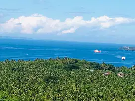 Tanah jual candidasa view laut dan gunung