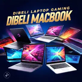 dibeli / jual laptop gaming macbook iphone kamera semua tahun jogja M2