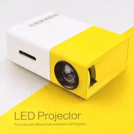 Proyektor Mini Kamar Smartfish HD LED Projector 1080P Home Portable