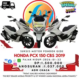 PCX 150 CBS 2019 PLAT BOGOR  DP 1.400