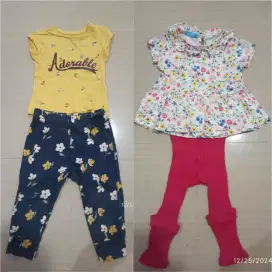 Baju Brand anak usia bulanan sampe 2 th,all item 100k aja (2k/pcs)