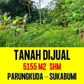 Tanah 5100 meter di Parungkuda Sukabumi