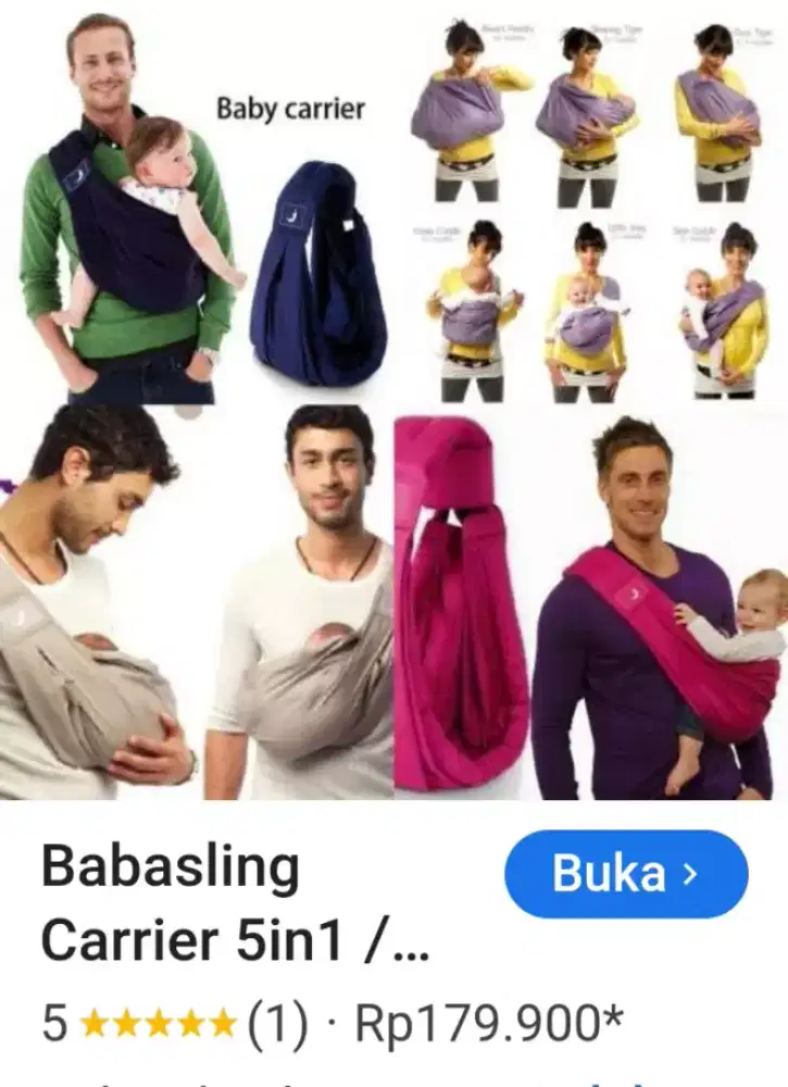 Gendongan baby Brand Babasling&BabyKing