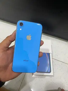 iphone XR 64 BLUE MULUS FULSET BERGARANSI SINYAL PERMANENT