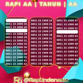 Perdana Nomor Cantik 1999 Tahun 2000 Telkomsel by.U Tanpa Masa Aktif