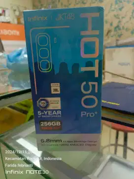 Infinix hot 50 pro plus 8+8/256gb baru garansi resmi bisa TT Kredit