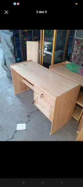Promo meja kantor/ meja kasir kayu