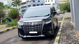 toyota alphard g atpm 2019 hitam sunroof pilotseat cash kredit bisa