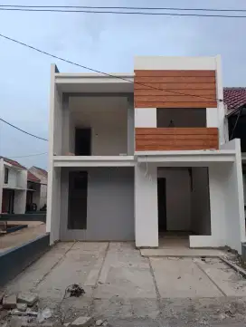 Rumah di depok bangunan 1 lantai setengah harga rendah